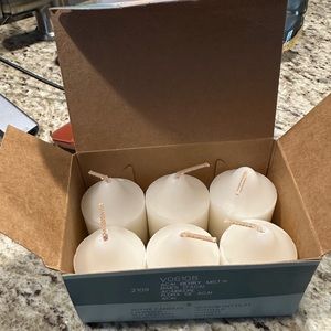 PartyLite votives (set of 6) Açaí Berry Mist retired scent NIB